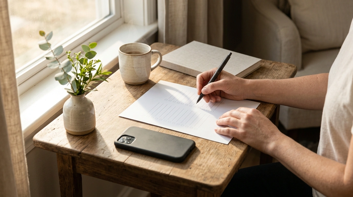 5-Minute Daily Gratitude Checklist That Sticks